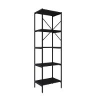 Estante C/05 Prateleiras 152x45x33cm Tub Tueh1545 Preto ônix - Est.preta Preto ônix / Est.preta - 6