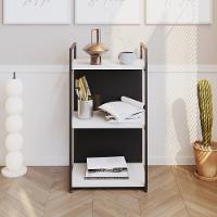 Estante C/03 Prateleiras 84x45x33cm C/fundo Yon Branco Tx/est.preta Branco Tx/est.preta - 2