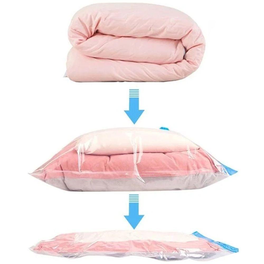 Saco Para Guardar Roupas à Vácuo Tamanho M 60x80cm - 3