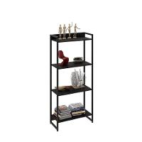 Estante Dynamica 60x30x146cm C/04 Prateleiras Preto ônix / Est.preta Preto ônix / Est.preta - 5