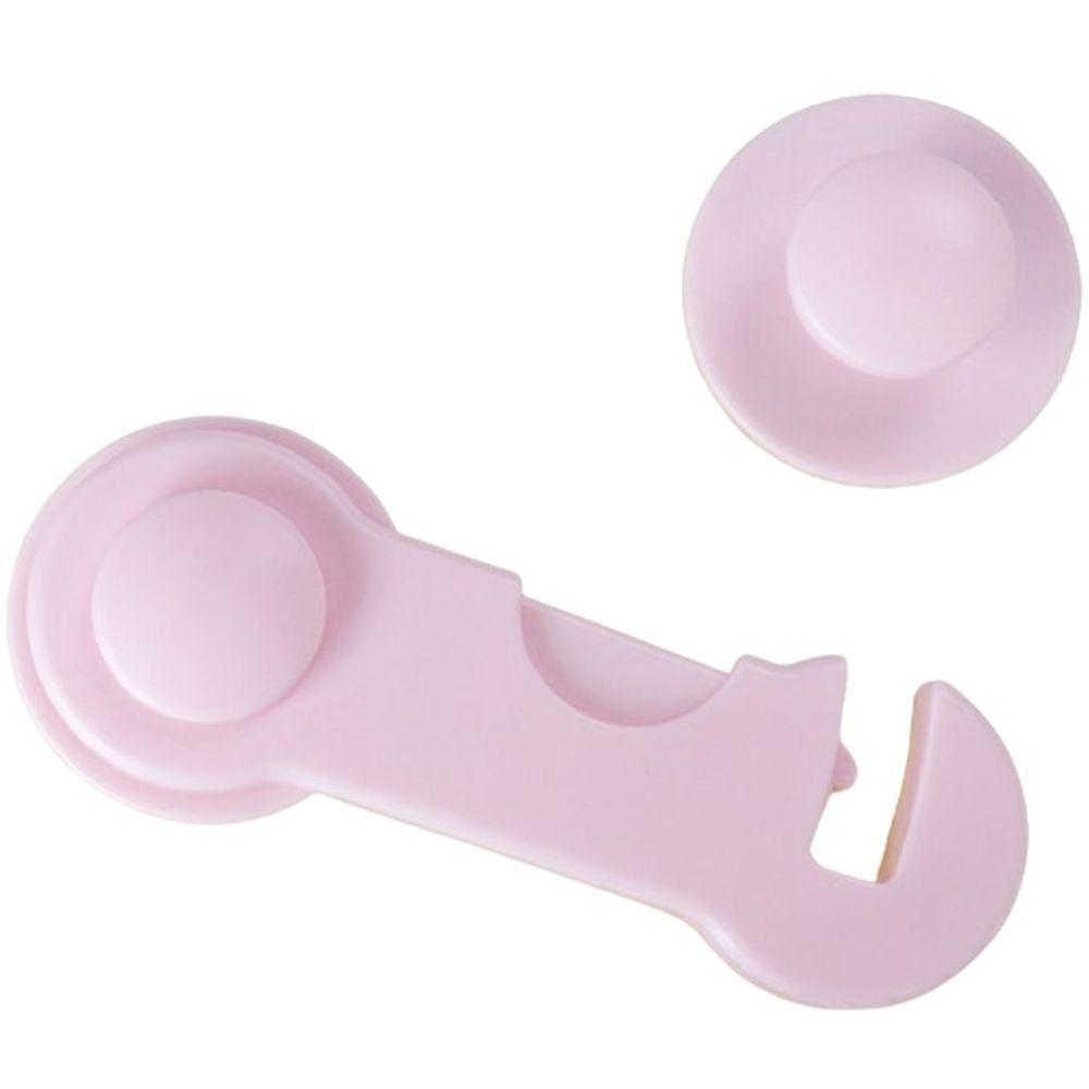 Kit Trava Porta 3 Peças Para Bebês E Crianças Rosa - 4