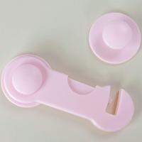 Kit Trava Porta 3 Peças Para Bebês E Crianças Rosa - 2