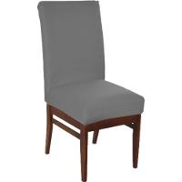 Kit 2 Capa De Cadeira Malha Gel Ajustável Cinza - 1