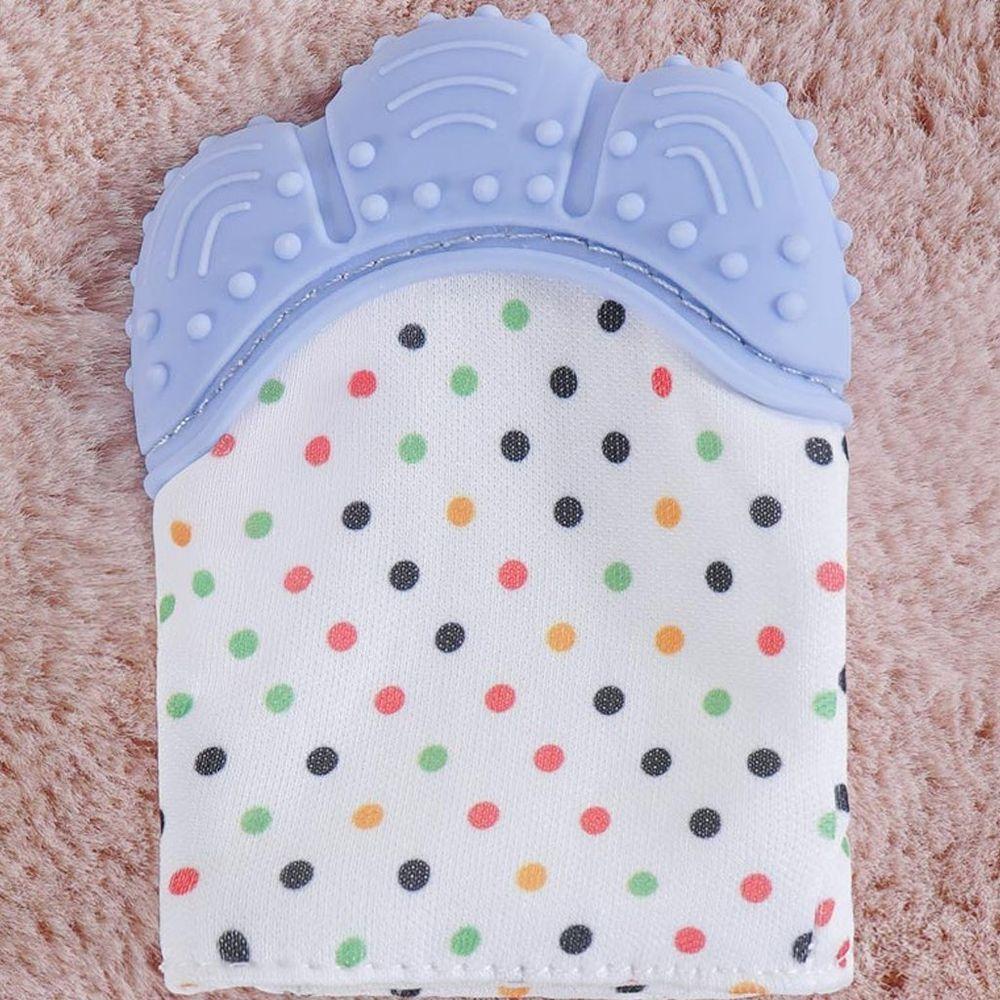 Mordedor Luvinha Para Bebê Silicone E Poliéster Azul - 4