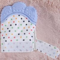 Mordedor Luvinha Para Bebê Silicone E Poliéster Azul - 3