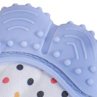 Mordedor Luvinha Para Bebê Silicone E Poliéster Azul - 5
