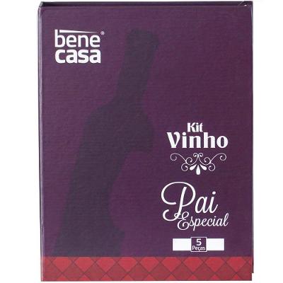 Kit De Vinho 5pçs Pai Especial