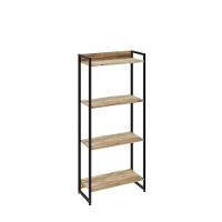 Estante Dynamica 60x30x146cm C/04 Prateleiras Carvalho / Est.preta Carvalho / Est.preta - 1