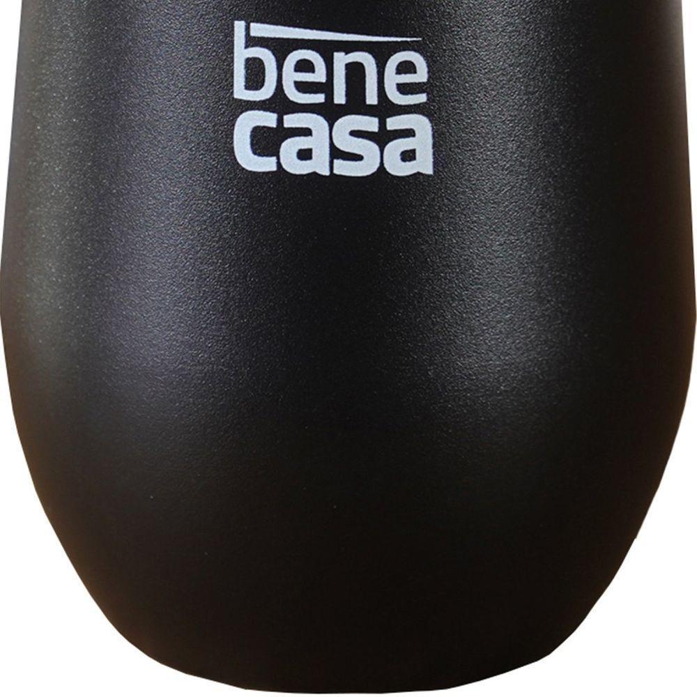 Copo Térmico Para Bebidas Com Tampa 360ml Preto - 2