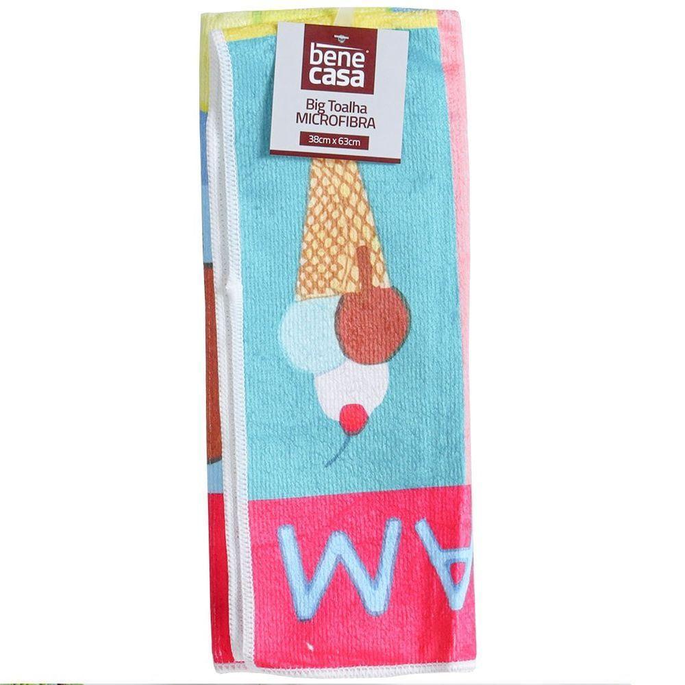 Kit 6 Big Toalha Microfibra Mágica Limpa Fácil Mega Absorção 38x63 - 6