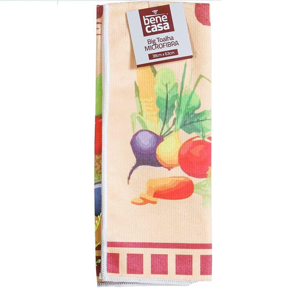 Kit 6 Big Toalha Microfibra Mágica Limpa Fácil Mega Absorção 38x63 - 8