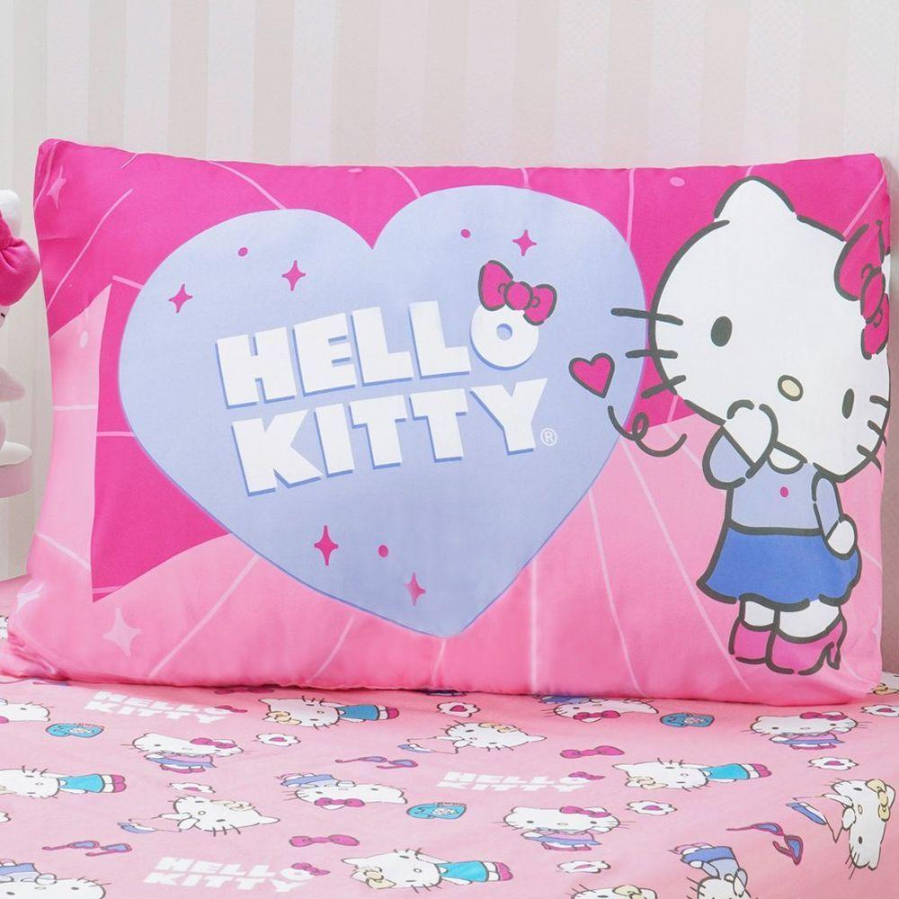 Jogo De Cama Solteiro 2 Pçs Hello Kitty 88x188x30 Flawless - 5