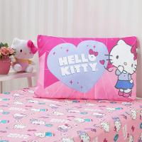 Jogo De Cama Solteiro 2 Pçs Hello Kitty 88x188x30 Flawless - 1
