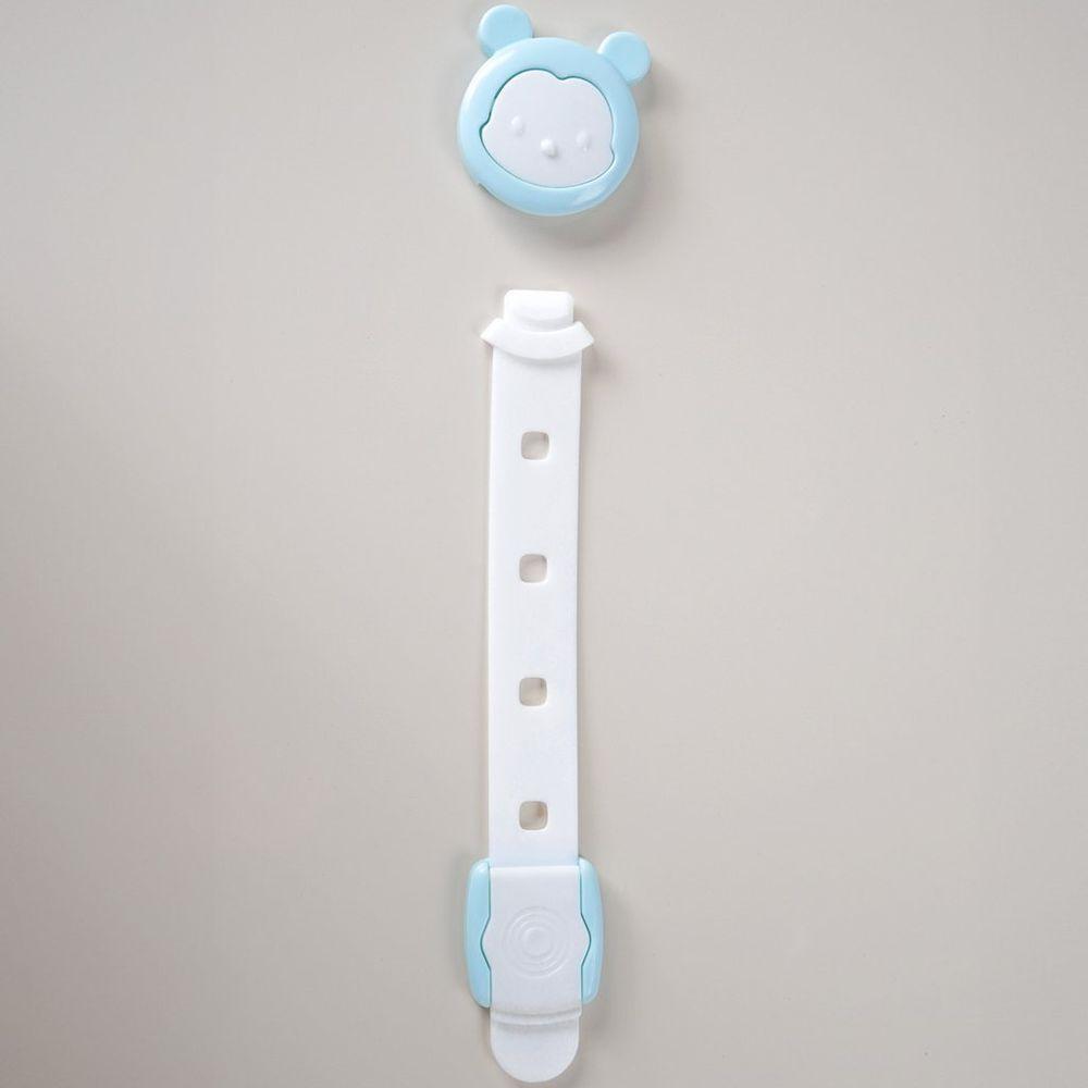 Kit Trava De Gaveta 3 Peças Para Bebês E Crianças Azul - 2