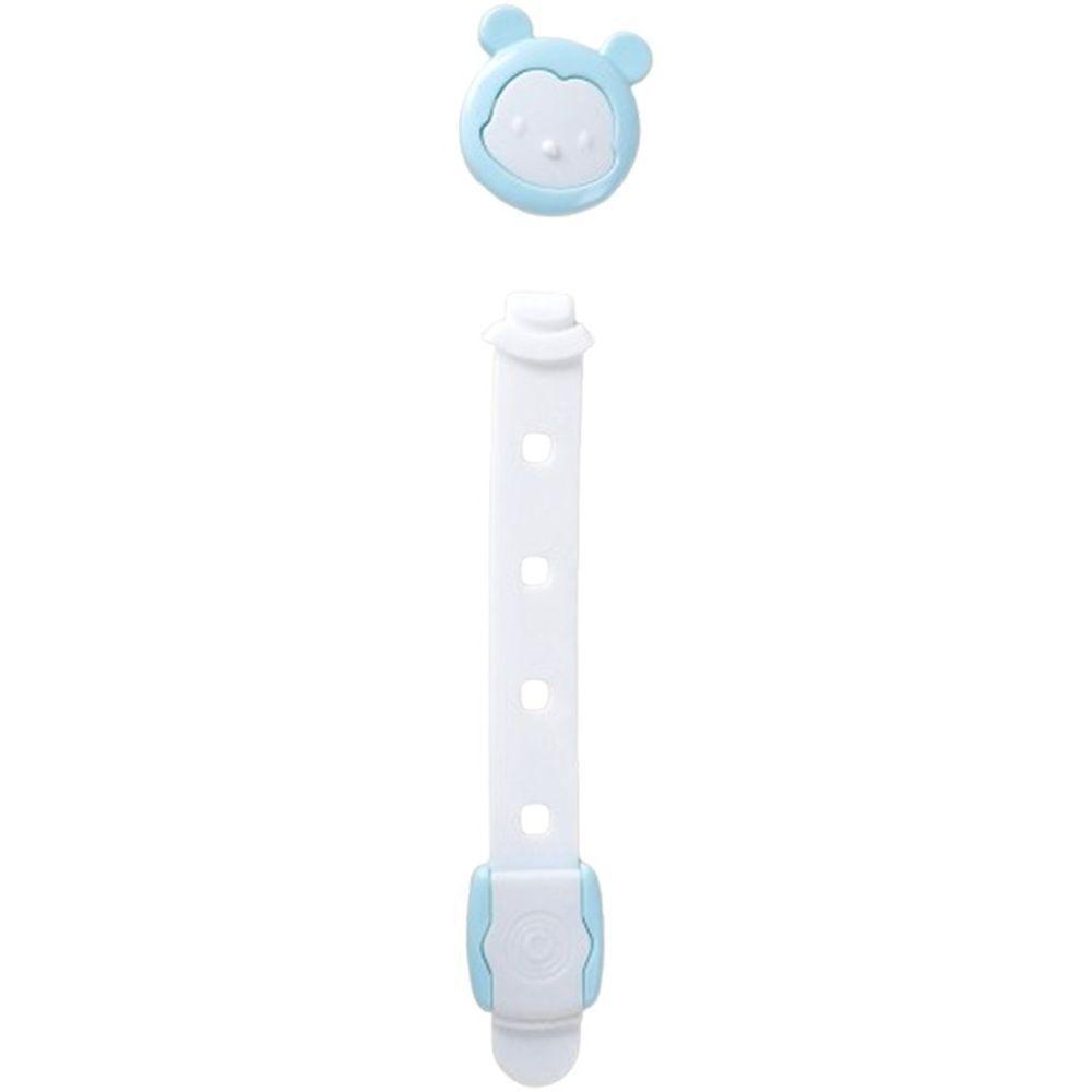 Kit Trava De Gaveta 3 Peças Para Bebês E Crianças Azul - 4