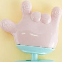 Mordedor Mãozinha De Silicone Para Bebê 12x7,5cm Verde - 3