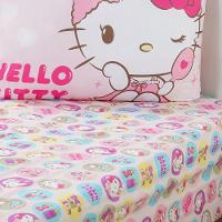 Jogo De Cama Solteiro 2 Pçs Hello Kitty 88x188x30 Skin Care - 3
