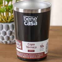 Copo Térmico Para Bebidas Sem Tampa 400ml Preto - 2