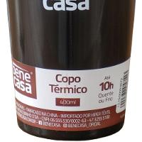 Copo Térmico Para Bebidas Sem Tampa 400ml Preto - 4