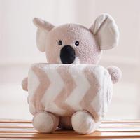 Bichinho De Pelúcia Floresta New Com Manta Bebê 100x75cm Coala - 5