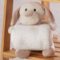 Bichinho De Pelúcia Carinhoso New Com Manta Bebê 100x75cm Cachorrinho - 5