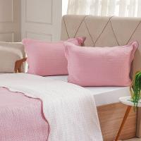 Kit Cobre Leito Casal Ultra Lisse Lisa New 210x230cm Silver Pink - 4
