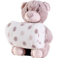 Bichinho De Pelúcia Premium Com Manta New Bebê 100x75cm - 1