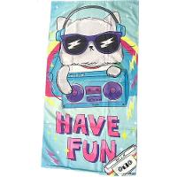 Toalha De Praia Infantil Summer Microfibra Anti Areia 60x110cm Have Fun - 1