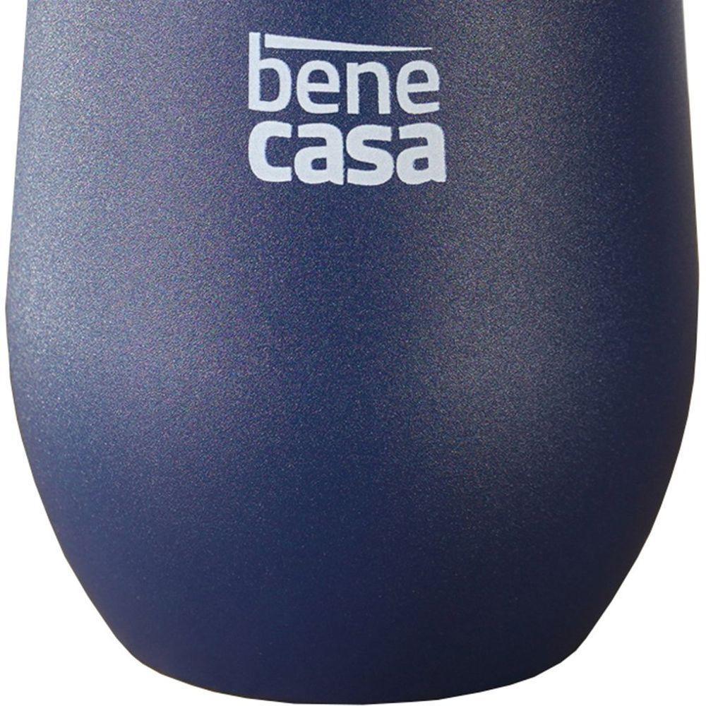Copo Térmico Para Bebidas Com Tampa 360ml Azul - 3