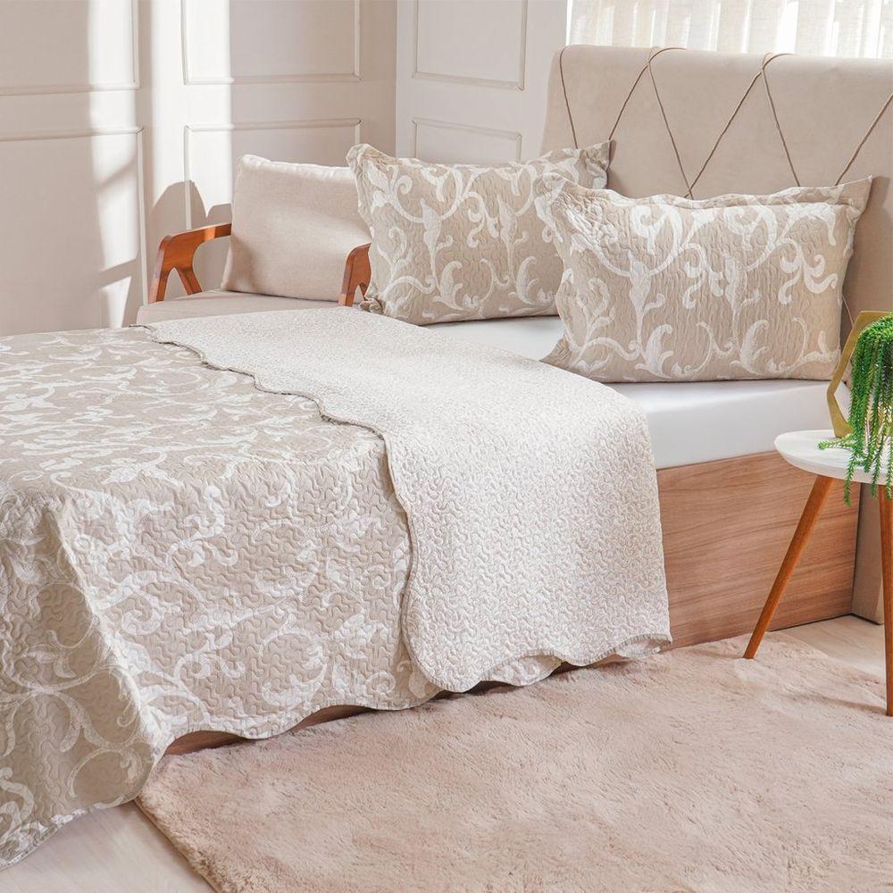 Kit Cobre Leito Casal Ultra Lisse New 210x230cm Ornate - 1