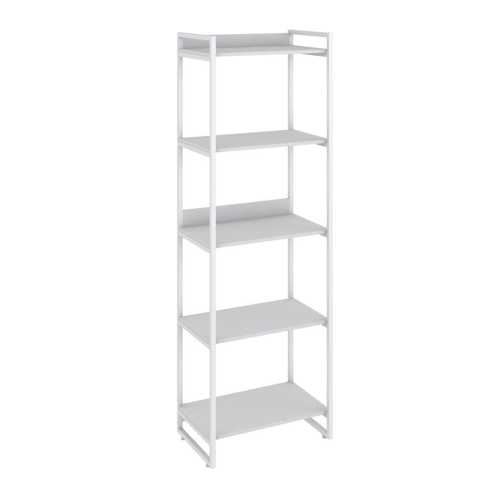 Estante Kuadra 60x40x187cm C/05 Prateleiras Branco Chess / Est.branca Branco Chess / Est.branca - 1