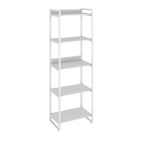 Estante Kuadra 60x40x187cm C/05 Prateleiras Branco Chess / Est.branca Branco Chess / Est.branca - 1
