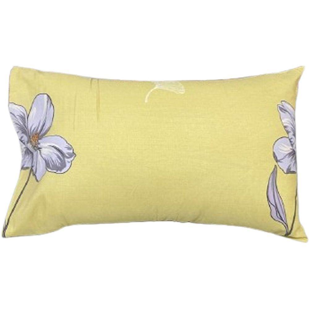 Jogo De Fronha Microfibra Estampada 47x70cm Amarelo - 2