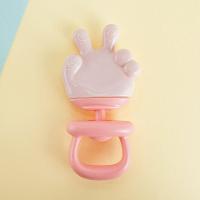 Mordedor Mãozinha De Silicone Para Bebê 12x7,5cm Rosa - 5
