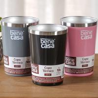 Copo Térmico Para Bebidas Sem Tampa 400ml Rosa - 6