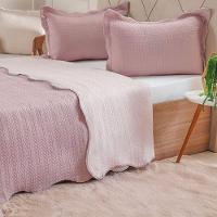 Kit Cobre Leito Casal Ultra Lisse Lisa New 210x230cm Mauve - 2