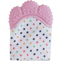 Mordedor Luvinha Para Bebê Silicone E Poliéster Rosa - 1