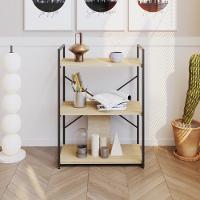 Estante C/03 Prateleiras 84x60x33cm Yon Vermont Oak/est.preta Vermont Oak/est.preta - 2