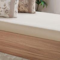 Jogo De Cama Casal Malha 3 Pçs Bella Cama New 138x188cm Bege - 2