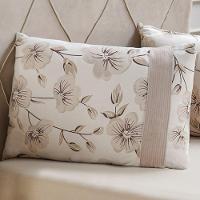 Jogo De Cama Casal Malha 3 Pçs Bella Cama New 138x188cm Bege - 3