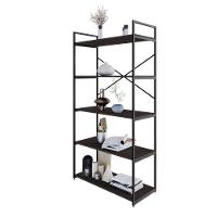 Estante C/05 Prateleiras 152x80x33cm Yon Terracota/est.preta Terracota/est.preta