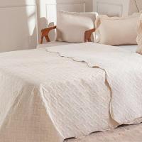 Kit Cobre Leito Queen Ultra Lisse Lisa New 230x250cm Sandshell