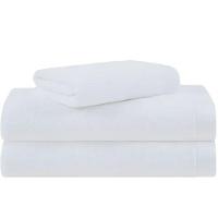 Kit Toalha Hotelaria Banho Rosto E Piso 380g-m² Algodão Branco - 1