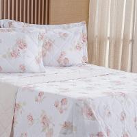 Kit Colcha Queen 200 Fios Estampada New 100% Algodão 240x260cm Classique - 3