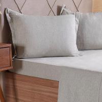 Jogo De Cama Casal 4 Pçs Line Stile 100% Poliéster 138x188x30cm Verde Alfafa - 2