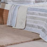 Kit Colcha Queen 200 Fios Estampada New 100% Algodão 240x260cm Ligne