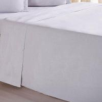 Jogo De Cama Casal 4 Pçs Line Stile 100% Poliéster 138x188x30cm Cinza Fog