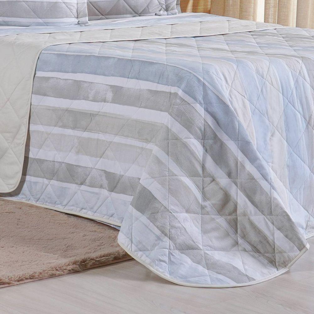 Kit Colcha Casal 200 Fios Estampada New 100% Algodão 220x240cm Ligne - 2
