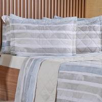 Kit Colcha Casal 200 Fios Estampada New 100% Algodão 220x240cm Ligne - 3