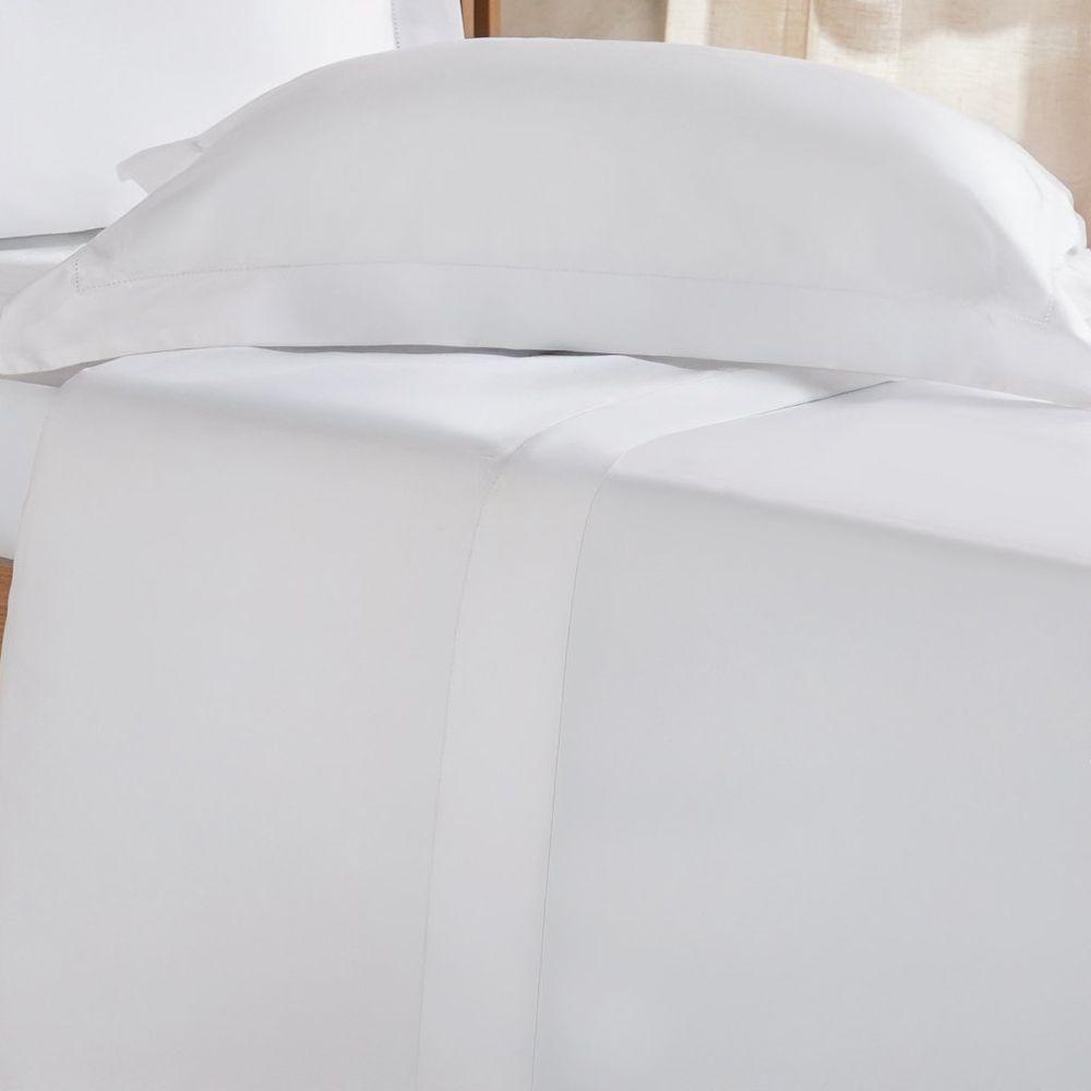Jogo De Cama Queen 4 Pçs Ricamo 300 Fios 100% Algodão 160x200x40cm Branco - 5